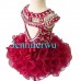 Infant/toddler/baby/children/kids Girl's glitz Pageant evening/prom Dress/clothing  G225 RED WINE